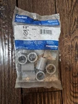 Thomas & Betts Carlon 1/2" Pvc Conduit Couplings 15PC Bag. Fixed Price $13.45.