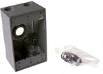 5331-0 Hubbell 1-GANG Weatherproof Box, 5X 3/4 Threaded Outlets **ships Free**. Fixed Price $13.75.