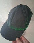 Fiber Optic Light Up Hat Cap Strap Back Gray Usb Rechargeable Glow Flashing New. Fixed Price $17.99.