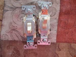 New Cooper CS320V Lot Of Ivory Commerical Wall Light Toggle Switch *free Ship*. Fixed Price $11.99.