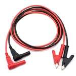 Zhenyu 2PCS 14 Gauge Multimeter Test Leads Right Angle Banana Plug To Alligat.... Fixed Price $18.56.