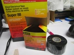 Scotch Vinyl Electrical Tape Super 88 1-1/2 X 44 Ft Black Qty 10. Fixed Price $148.00.