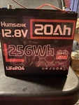 Humsienk Lithiumironphosphbattery 12.8V 20AH Built-in Power LIFEPO4. Fixed Price $54.00.
