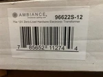 Sea Gull Lighting 96622S-12 12V 75W Zero Load Electronic Transformer. Fixed Price $49.99.