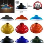 Vintage Ceiling Light Easy Fit Curvy Pendant Metal Shades. Fixed Price $80.99.