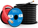 Naoevo 10 Gauge Marine Wire, Awg Tinned Copper Pvc 15FT, Black. Fixed Price $40.94.
