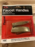 Cs Faucet Handles, Chicago Specialty Mfg. Co. 10C. Fits Most Stems. Nos. Fixed Price $9.50.