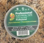 Duck 299019 Professional Grade Black Vinyl Electrical Tape 3/4 In. X 66 Ft.. Fixed Price $7.59.