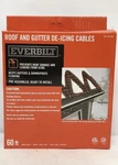 Everbilt 60FT. Roof De-icing Cable Gutter Downspouts Ice Thaw Heat New. Fixed Price $25.00.