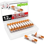 Wago 221-2401 Lever Nuts Compact Splicing Inline Wire Connectors With Case 12P. Fixed Price $17.66.