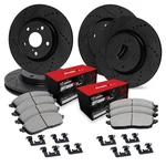 WHUH2-46047 R1 Concepts Brake Disc And Pad Kits 4-WHEEL Set Front & Rear. Fixed Price $457.06.