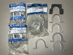 Lot Of 21 Pvc Conduit Clamps Mixed Brands Cantex / Carlon Seiber. Fixed Price $24.95.