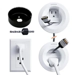 Echogear In-wall Cable Management Kit For Power & Low Single Outlet, White. Fixed Price $84.66.