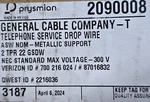 General Cable 2090008 22/2P Nm Support Telephone Service Drop Wire Asw /100FT. Fixed Price $39.99.