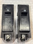 (lot Of Two), Eaton Cutler Hammer BR150 C150 Single Pole Amp Circuit Breaker. Fixed Price $18.00.