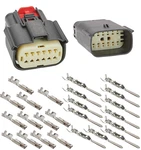 Molex 12 Pin Wire Connector, Harley Black Waterproof, Sealed Kit, MX150 With Cpa. Fixed Price $21.84.