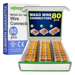 Wago Series 80PC Compact Splicing Wire Connectors Includes (40X 221-412.... Fixed Price $57.81.