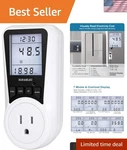 Energy Monitor Plug-in Unit Auto Cost Calculator & Overload Protection. Fixed Price $16.99.