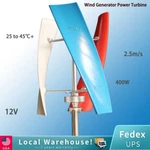 400W 12V 3 Blade Wind Generator Power Turbine Vertical With Controller. Fixed Price $188.46.