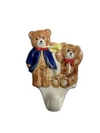 Vtg Takahashi Teddy Ceramic Wall Hook 2 Bears Trumpet Music Euc Baby Kids. Fixed Price $12.00.