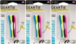 Nite Ize 4-PACK Gear Cordable Twist Tie, 3" Assorted Colors (3-PACK). Fixed Price $18.04.