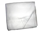 Springs Pure White Ribbon Trimmed Full Flat Sheet 80 X 96 Cotton Blend. Fixed Price $21.60.