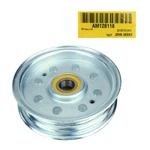 John Deere Original Equipment Flat Idler Pulley #AM128118. Fixed Price $36.43.