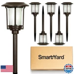 Smart Yard Solar Pathway Lights Outdoor - Pack Of 6 Lumens Warm White Led. Fixed Price $101.32.