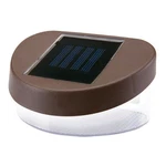Luminar Outdoor Solar Led Brown Finish Fence Lights, 4-PACK. Fixed Price $89.99.