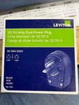 Leviton 30/50 Amp Grounding Dual Power Plug # 931. Fixed Price $13.50.