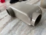 Cantex Gray Pvc Sch 40 Conduit Outlet Body 2" Sunlight Resistant New Open Box. Fixed Price $15.99.