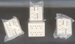 6-WAY Adaptor Plug Grounded White (pack Of 4) Koppla Ikea. Fixed Price $15.97.