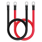 Ampper 5 Awg Battery Cable Set, 20 Inch Copper Power 3/8" Ring (M10),. Fixed Price $17.99.