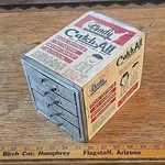 Vintage Tandy Catch-all Steel 4 Drawer Small Parts Cabinet Original Nos. Fixed Price $100.00.
