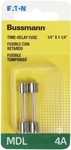 BP/MDL-4 Glass Fuse (2 Pack), Amp By Cooper Bussmann. Fixed Price $12.62.