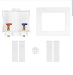 Oatey Washing Machine Outlet Box W/ Water Hammer Arresters 1/4" Turn. Fixed Price $19.99.