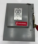 Westinghouse Fusible Heavy Duty Safety Switch Enclosure HF421N 30A 240V (6530). Fixed Price $40.00.