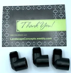 Spears 1/2 Pvc 90 Street Elbow Mptxsoc SCH40 Black ( 3 Pack) Irrigation Adapter. Fixed Price $8.67.