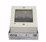9 Pack Wiremold V5745 1-3/4" Deep Device Box Ivory. Fixed Price $85.00.