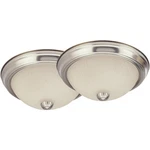 Canarm 11 In. Brushed Nickel Incandescent Flush Mount Ceiling Light Fixture. Fixed Price $31.55.