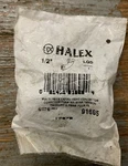 Halex 91695 1/2" Zinc 90 Degree Liquid Tight Connector New Factory Pkg. Fixed Price $13.00.