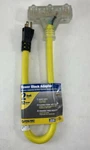 Voltec 2' 12/3 Awg Heavy Duty Outlet Adapter With Lighted Power Block 04-00090. Fixed Price $16.71.