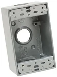 Cooper Wiring 1116-SP 3/4 1G Alum Weatherproof Outlet Box. Fixed Price $17.13.