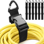 6 Pack 17 Inch Adjustable Extension Cord Holder Organizer With Triangle Clips Fo. Fixed Price $12.99.