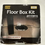Hubbell Floor Box Kit 6239NI. Satin Nickel. 15A Round Cover New. Fixed Price $30.00.
