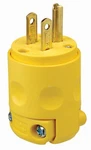 Leviton C20-515PV-000 Yellow 2-POLE 3-WIRE Pvc Ground/straight Blade Plug. Fixed Price $8.62.