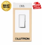 Lutron Dvfsq-f-wh Diva 1.5A 3-WAY Single Pole 3-SPEED Fan Control White. Fixed Price $28.99.