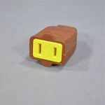 Cooper SA155GB Brown 15A Connector Cord End 125V Non-grounding Nema 1-15R Bulk. Fixed Price $8.54.