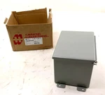 Hammond 1414PHG6 Nema / Eemac 12 Jic Enclosure Box Panel Included. Fixed Price $150.02.