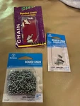 Westinghouse 77107 Stainless Steel Beaded Chain 12 Feet With Connectors. Fixed Price $12.00.